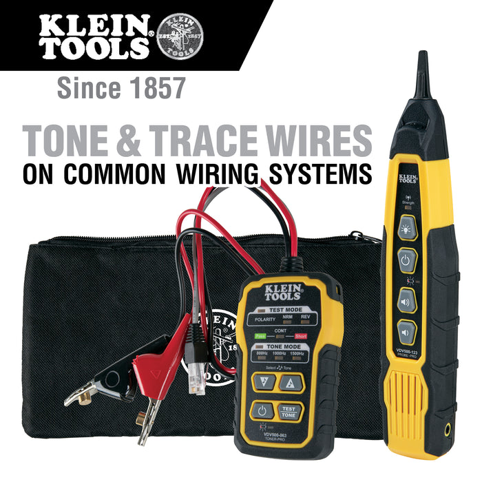 Klein Tools | Tone & Probe PRO Electrical Wire Tracing Kit | #VDV500-820