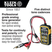 KLEIN TOOLS | Tone & Probe PRO Electrical Wire Tracing Set, Batteries and Carrying Pouch | #VDV500-820