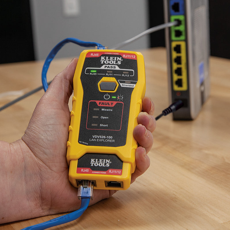 KLEIN TOOLS | Network Cable Tester, LAN Explorer® Data Cable Tester with Remote | #VDV526-100 | VDV526