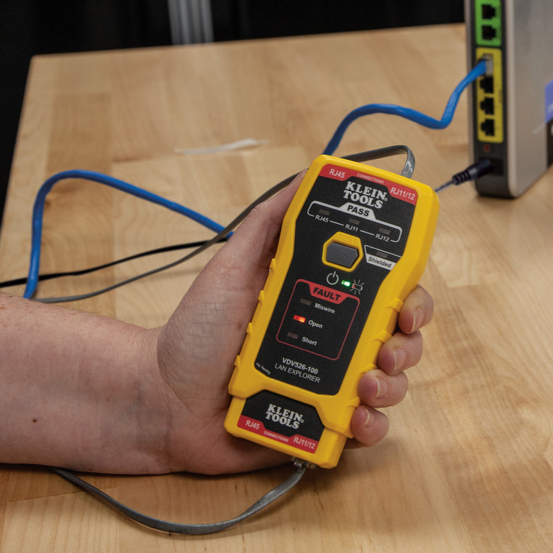 KLEIN TOOLS | Network Cable Tester, LAN Explorer® Data Cable Tester with Remote | #VDV526-100 | VDV526