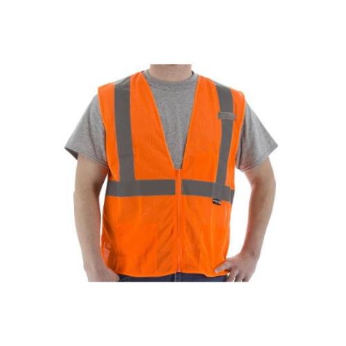 Class II Mesh Safety Vest / Reflective Orange [75-3202]