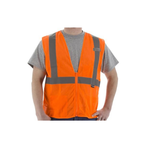 Class II Hi-Viz Mesh Vest, Orange | #75-3202