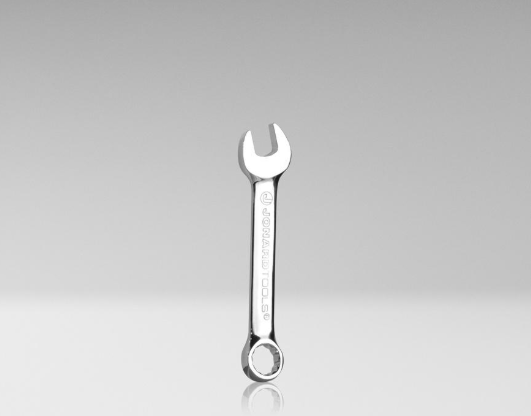 Combination Wrench, Stubby, 7/16