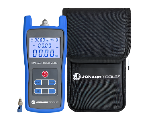 JONARD | Fiber Optic Power Meter with FC/SC/LC Adapters | #FPM-50A