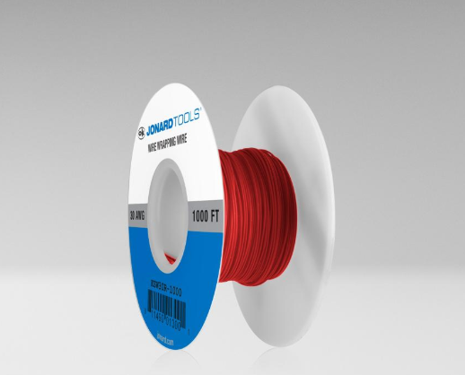 Wire 30Awg Red 1000 FT CSW - 30 AWG Kynar® Wire CSW, Low Strip Force, Red, 1000 ft