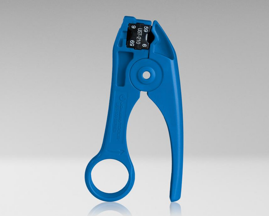 UST-1596 - COAX Stripping Tool with Twin RG59 and RG6 Blade
