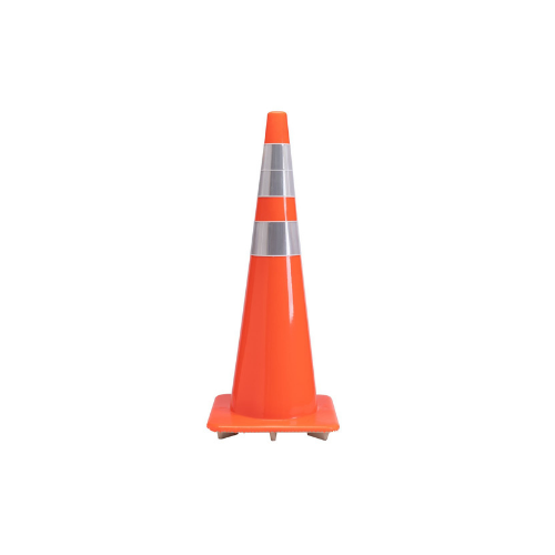 36" Traffic Cone with Reflective Collars (2nds)