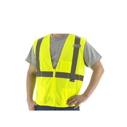 Class II Mesh Safety Vest / Reflective Yellow [75-3201]