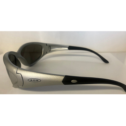 DESTINY SOLUTIONS | Silver Safety Glasses, Amber Lens | #SG1925-AMB